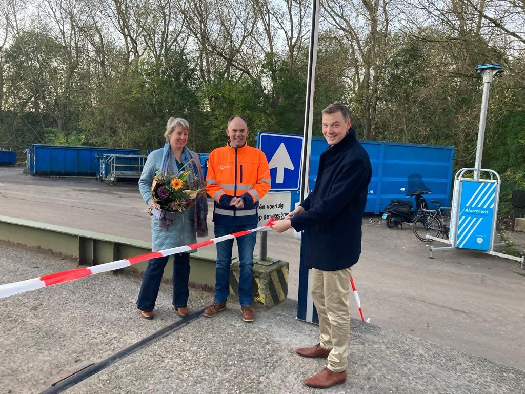 Opening vernieuwde milieustraat Wassenaar